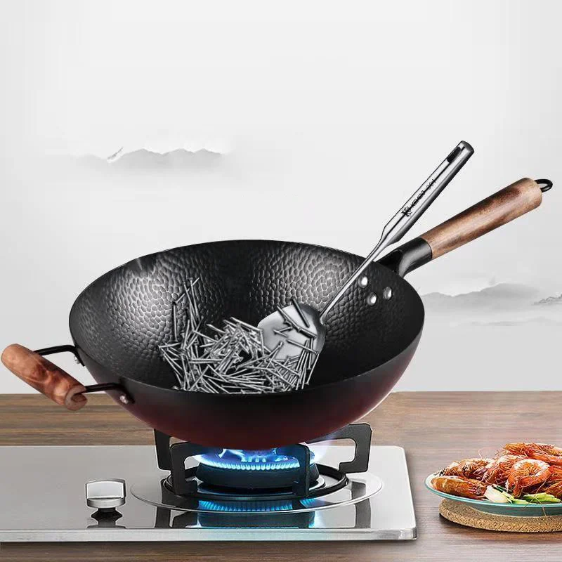 Многофункциональная сковорода железная старомодная кастрюля ручная кованая ВОК