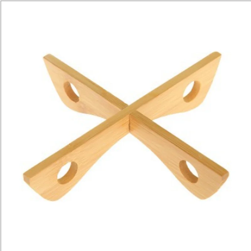 Стойка для подноса Съемный Деревянный Настольный коврик кухонный горшок с