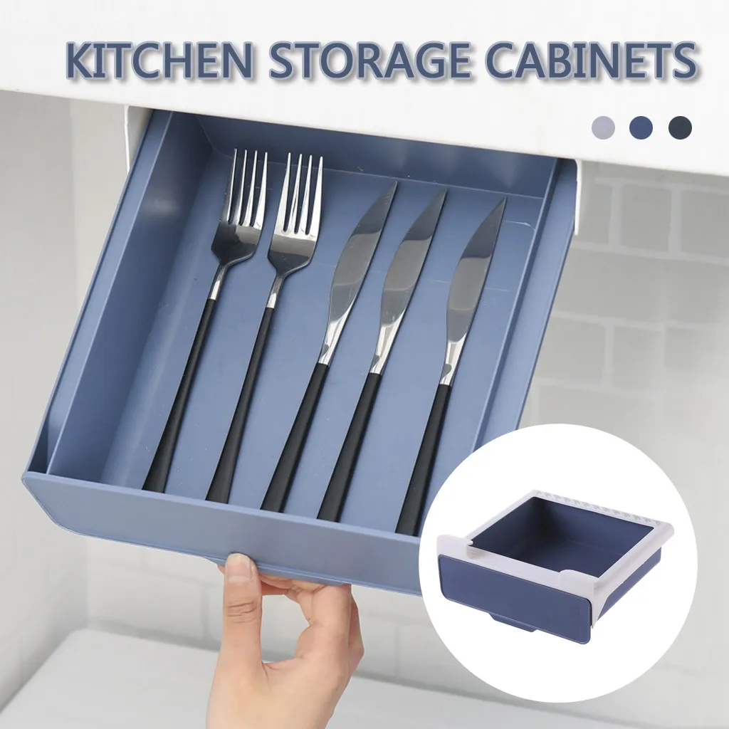 Вытяжной ящик для хранения без дырочек органайзер кухонных шкафов разделители