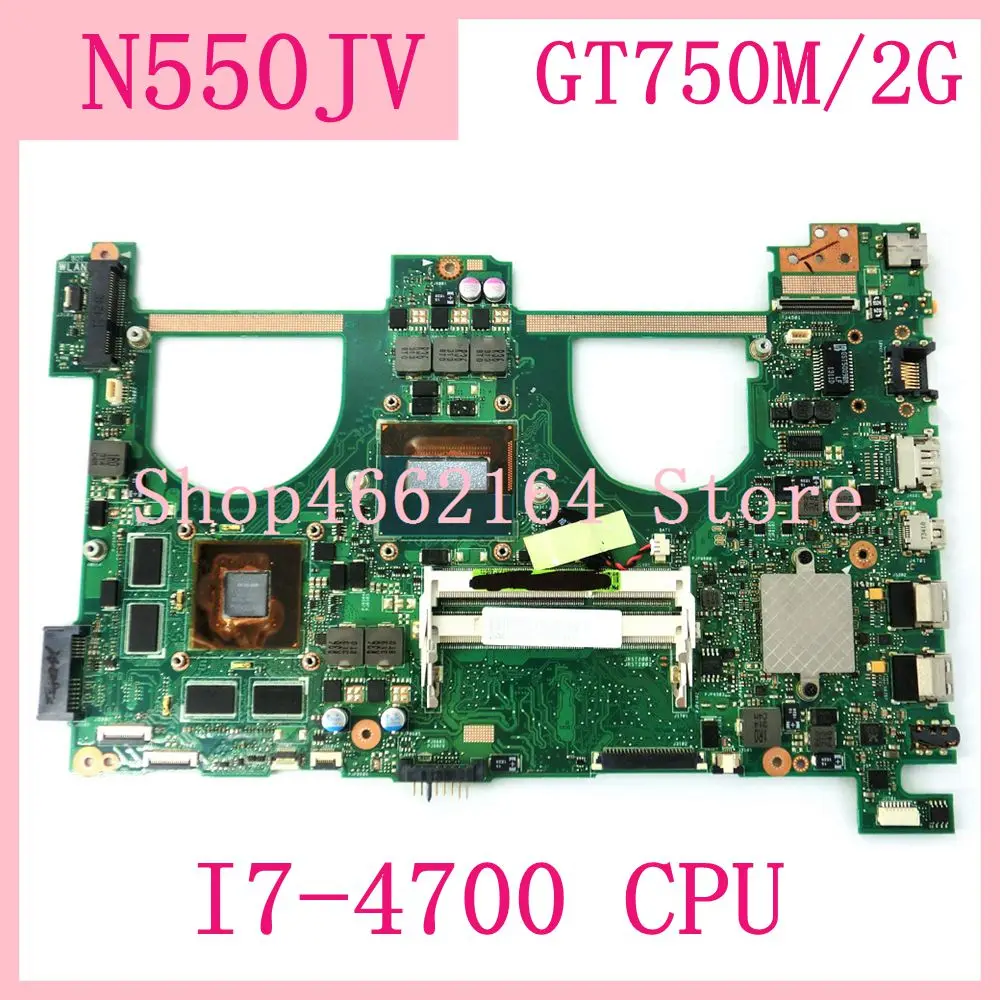 N550JV I7-4700CPU GT750M/2G REV: 2,0 материнская плата для ноутбука ASUS N550J N550JK N550JV Q550J N550JX ноутбук материнская плата полностью проверена