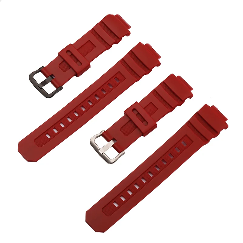 Watch accessories suitable for Casio strap AW-591/590/5230/282B AWG-M100/101 G-7700/7710 men's watch strap