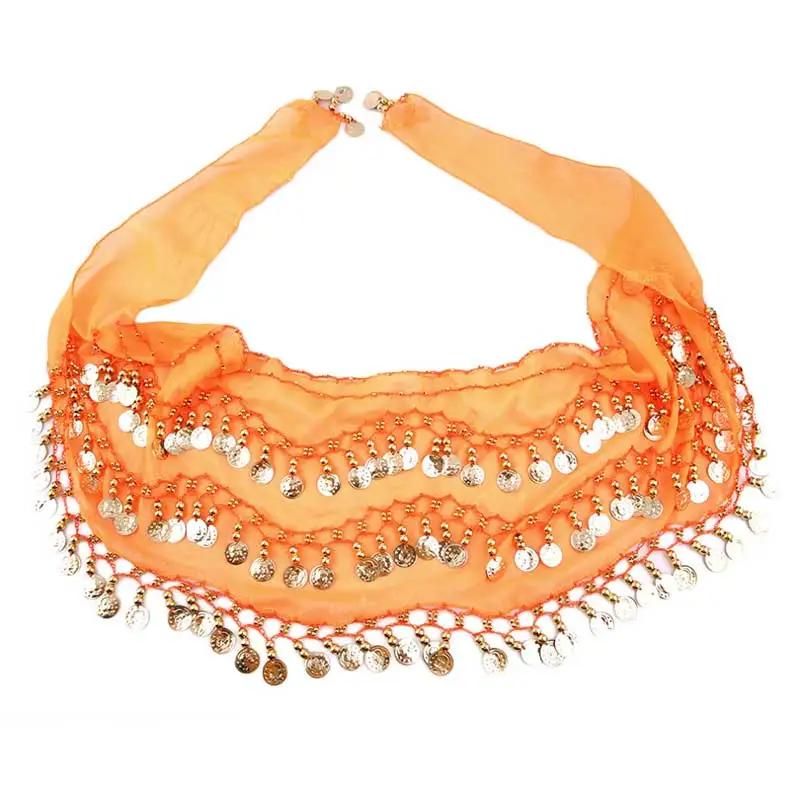 Женский шарф для танца живота аксессуары хип хопа трехрядная юбка на пояс с