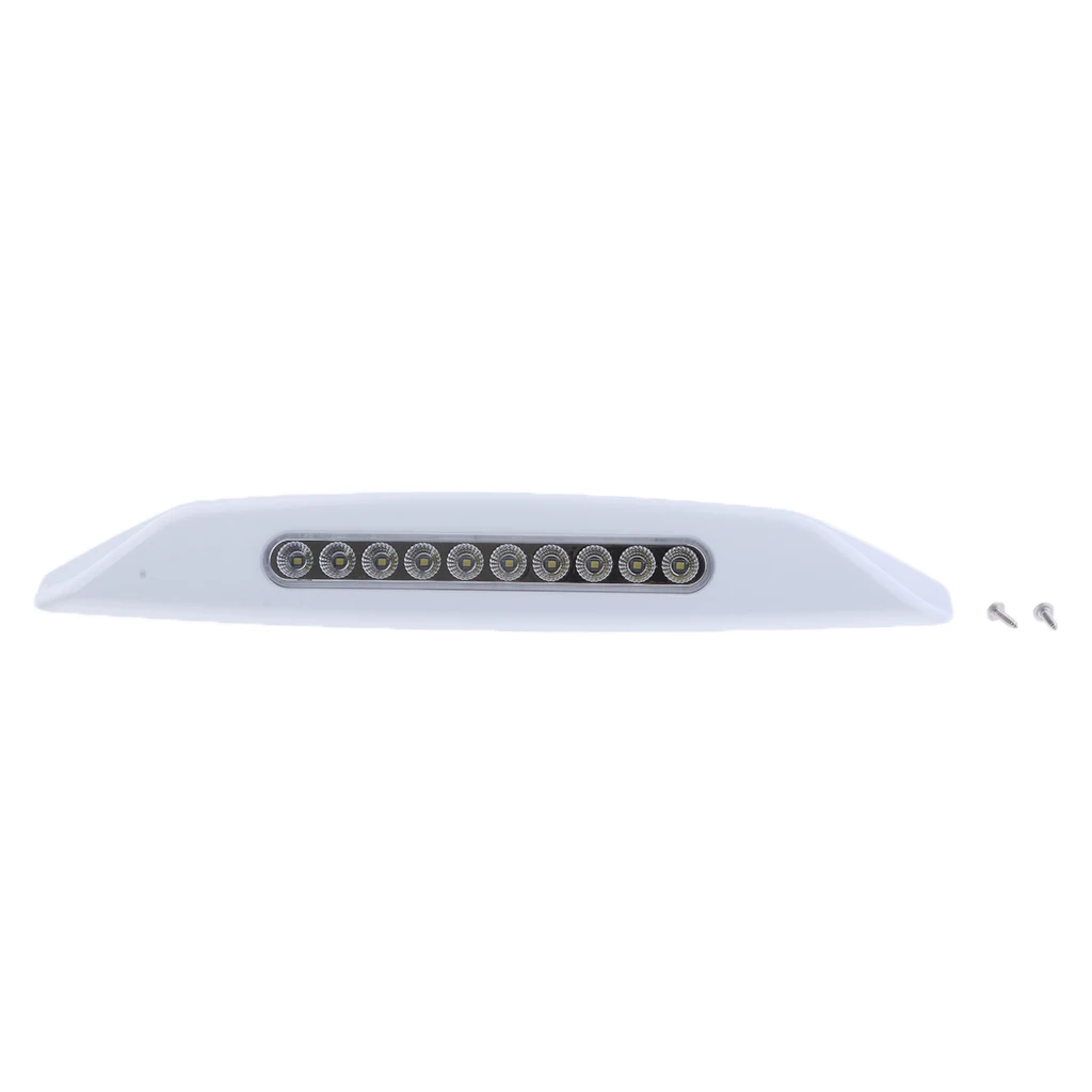 

Marine Boat Waterproof White 10 LED 12V-24V Front Door Corridor Light 0.3W