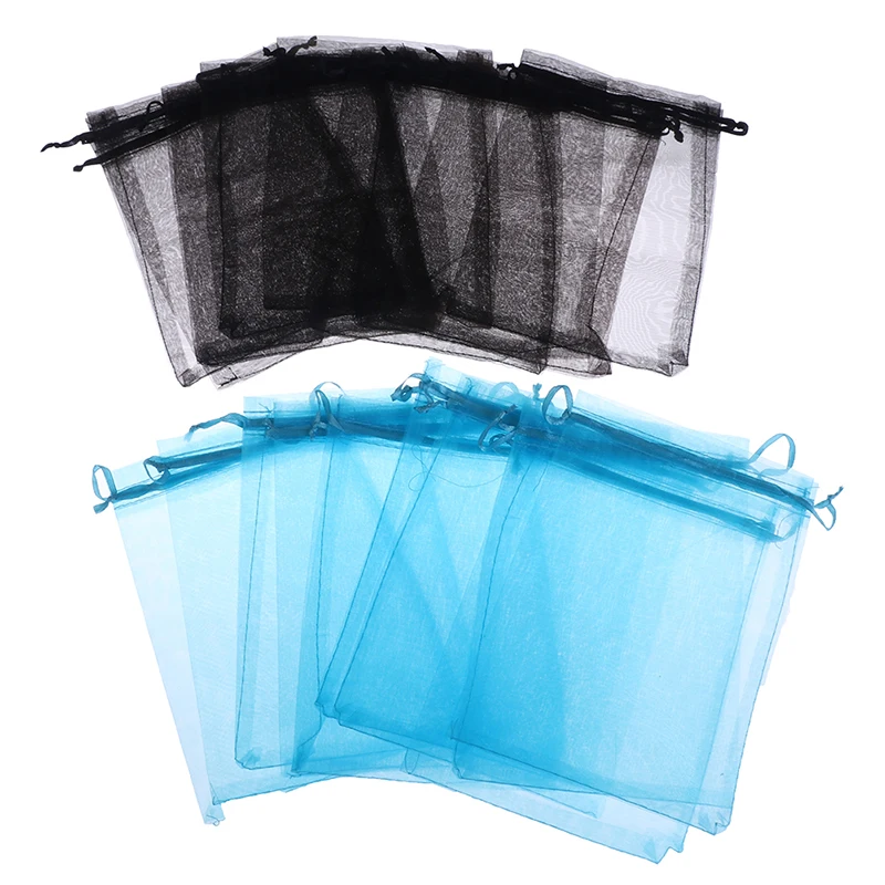

10PCS 13x18CM Organza Bags Jewelry Packaging Bags Wedding Party Decoration Drawable Bags Gift Pouches