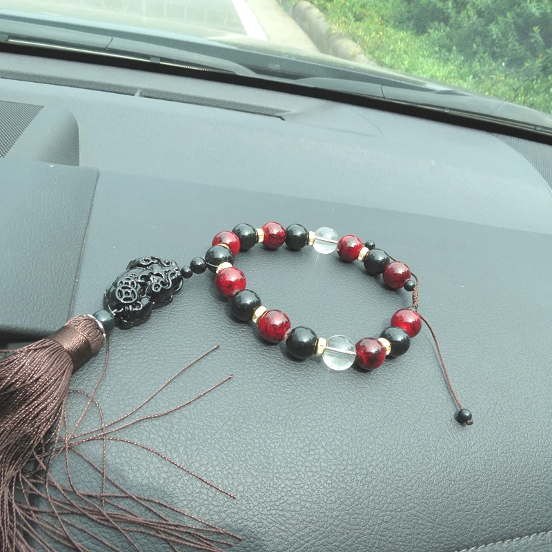 Бусы Будды Автомобильное зеркало заднего вида Висячие автомобильные аксессуары