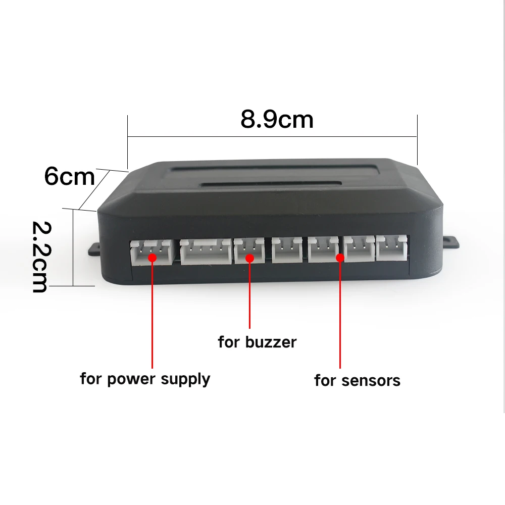 Автомобильный радар заднего хода 12 В 4 чистых зуммера система парковочных
