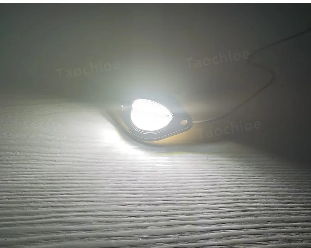 Комплект из 2 предметов 10 30 в серебряных круглых 12v 24v автомобиль грузовик