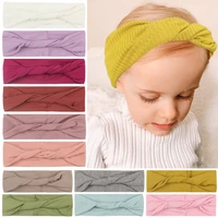 on sale 1pc baby twisted headband toddler hair bands for baby girls kids headbands turban newborn haarband baby hair accessories