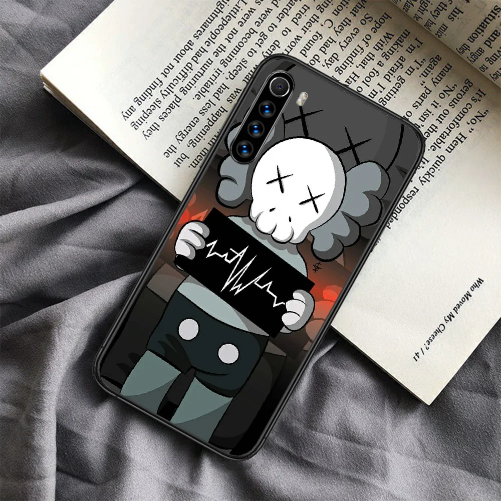 

Fashion Trend Skateboard Kawa Phone Case For Xiaomi Redmi Note 7 8 8T 9 9S 4X 7 7A 9A K30 Pro Ultra Black Shell Silicone Bumper