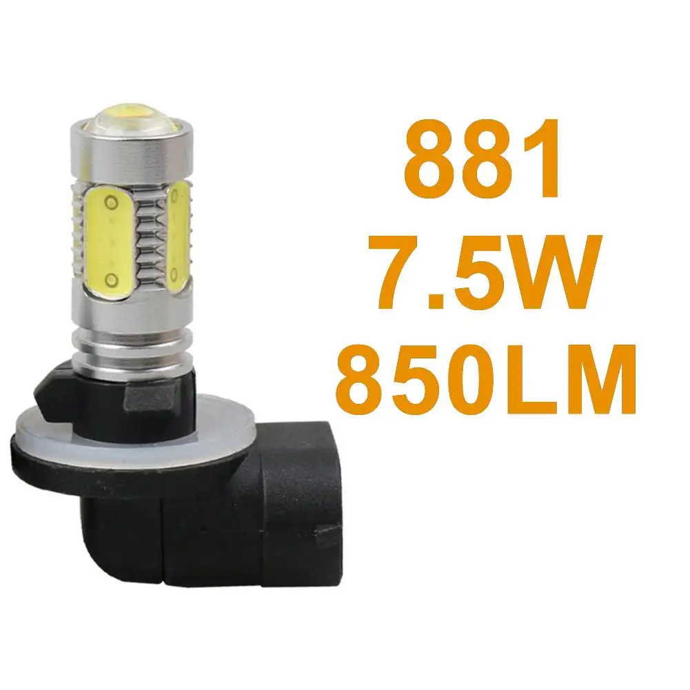 Лампы высокой мощности 6500K белые 30SMD 4014 881 880 H27 светодиодные Сменные лампы для