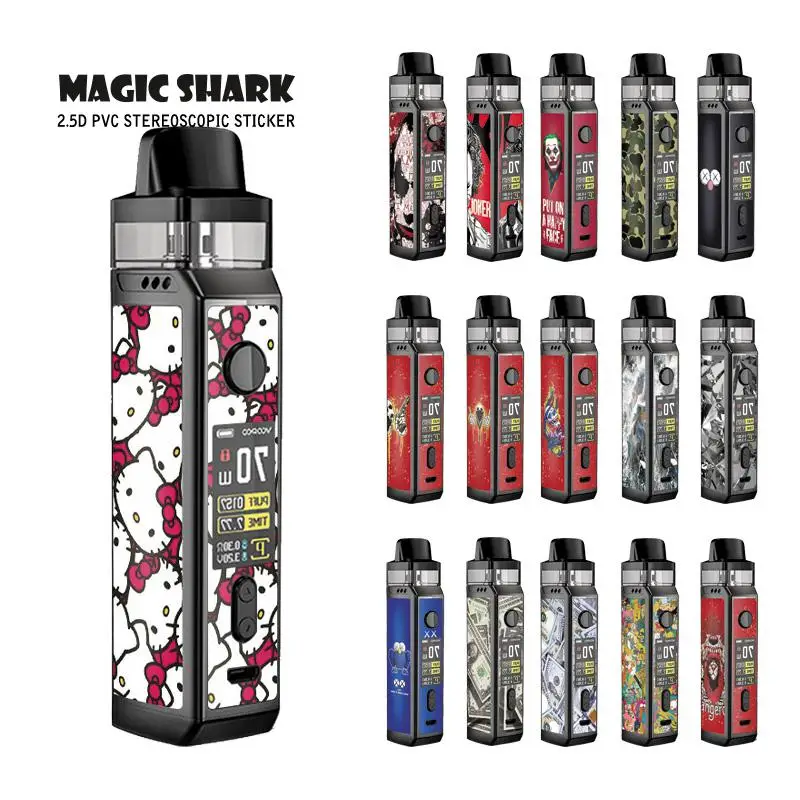 Чехол пленка Magic Shark 2.5D для Voopoo Vinci X Pod Kit 074 097 ПВХ 3 м|Наклейки телефонов| |