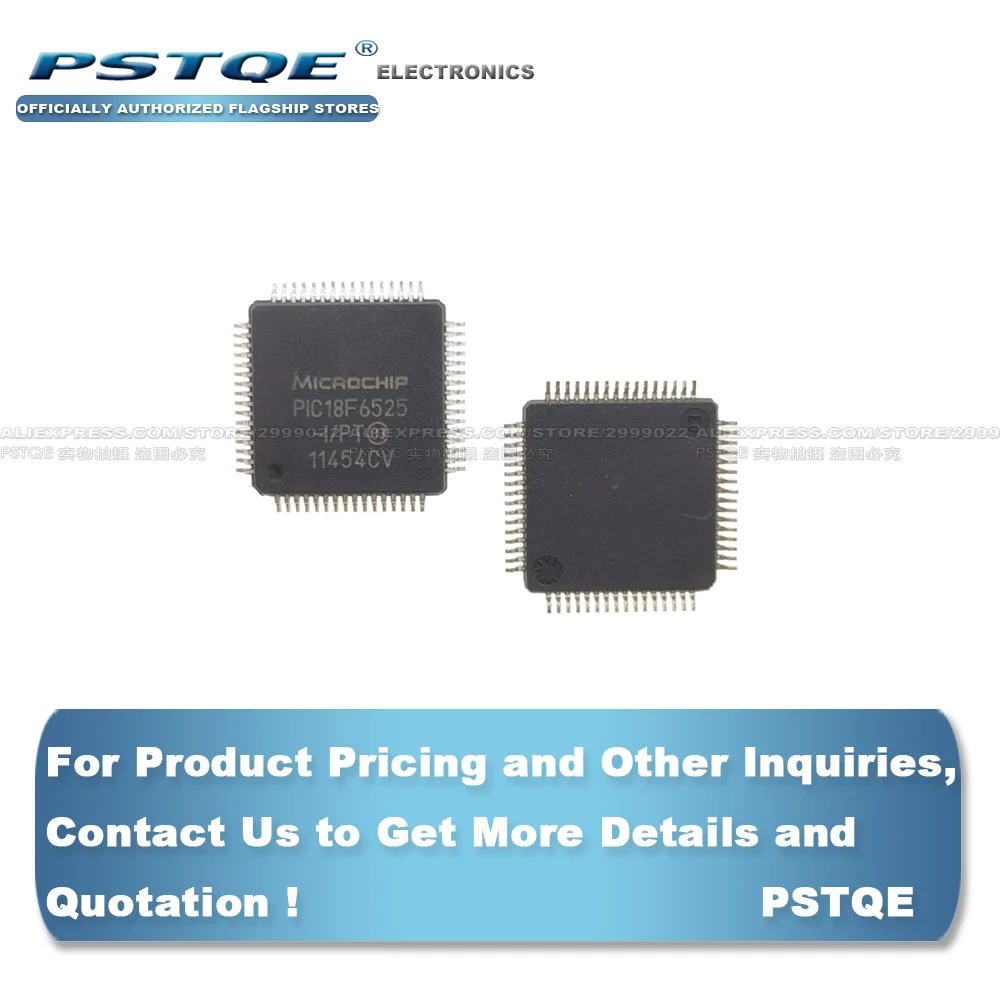 Новый оригинальный PIC18F6525-I/герметизирующая ptfe-лента для PIC18F6525-I PIC18F6525 в наличии |