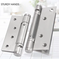thicken stainless steel spring hinge furniture mute bearing hinge bedroom door automatic closing tools home hardware accessories