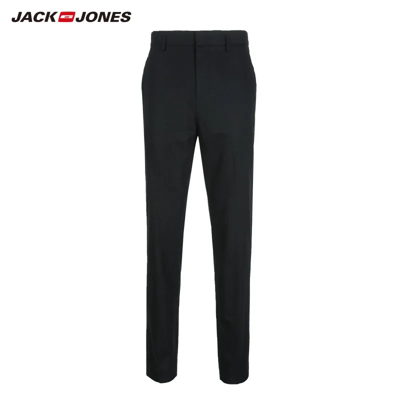 JackJones мужские Умные повседневные шерстяные брюки 218314591 | Мужская одежда