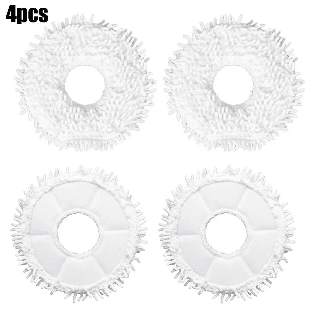 

4X For Ecovacs Deebot N9 N9+ Robot Vacuum Cleaner Steam Mop Microfiber Mop Cloth Vacuum Cleaner Mops For Home Cleaning