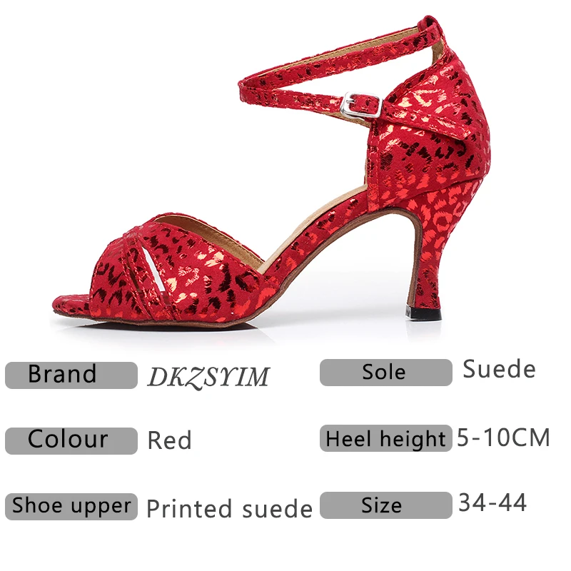 DKZSYIM/красные туфли для латинских танцев Женские вечерние Атласная элегантная
