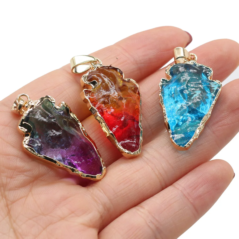 Новейшие хрустальные подвески красочные красные зеленые желтые кулоны для DIY