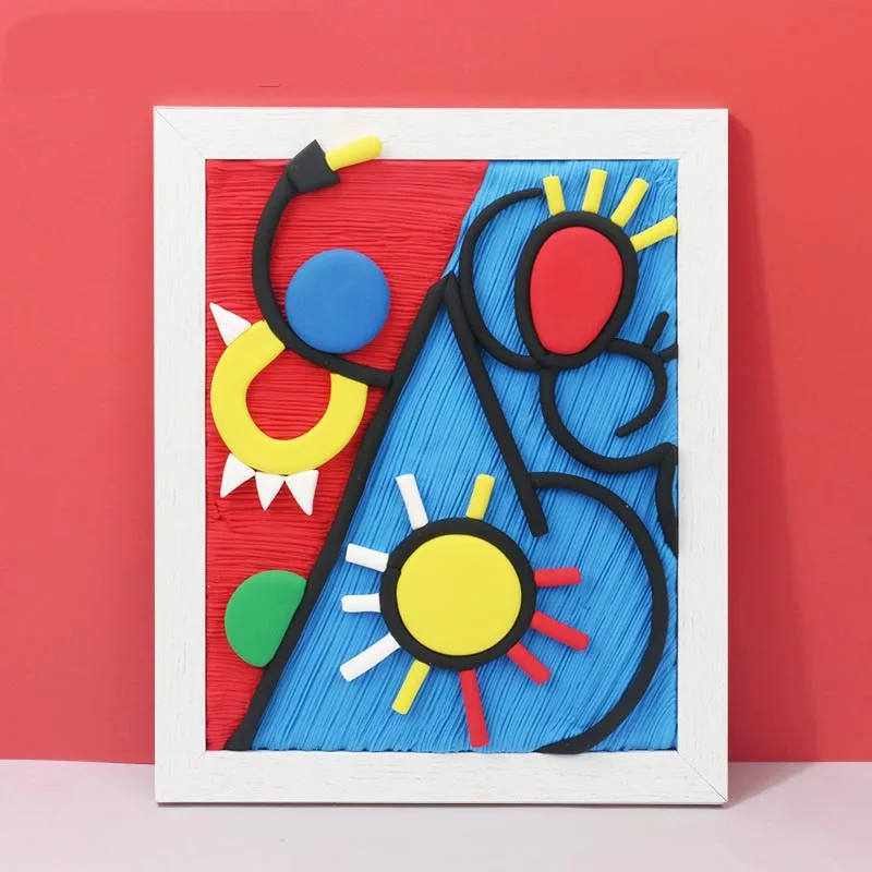 Craft Painting 2 Детские игрушки для девочек Материалы для творчества много Глины живопись DIY Детская Игрушка Искусство и ремесла для детских игрушек Детский сад Новинка - Цвет: Craft Painting 2