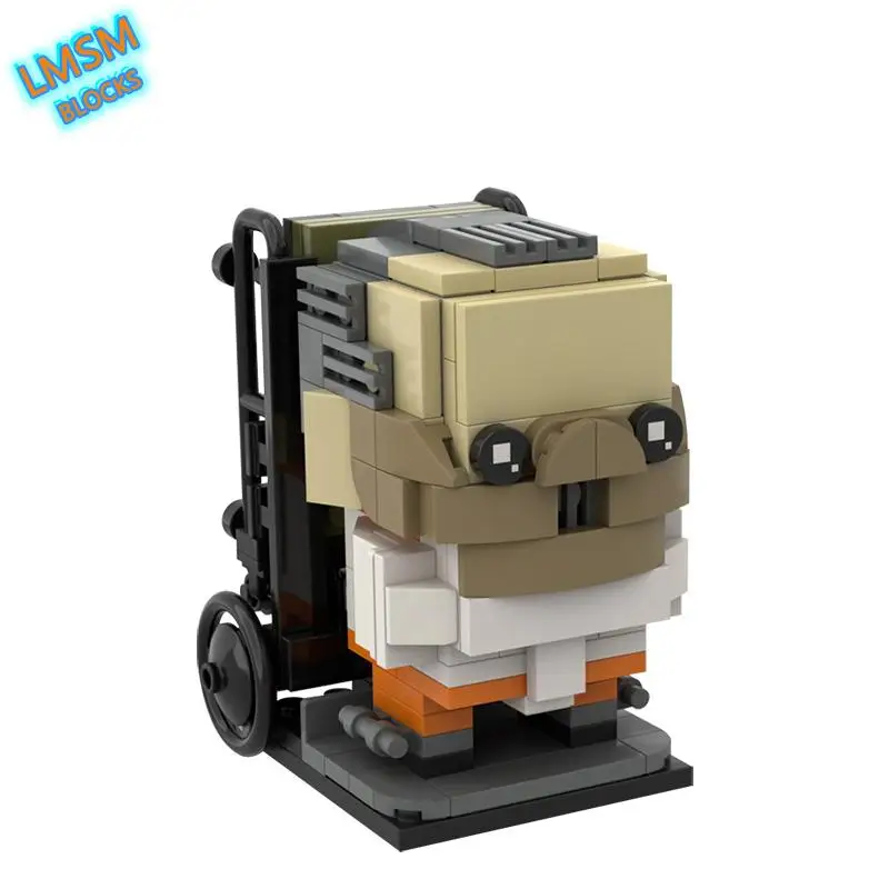 

movie fiction Hannibal-LecterING Brickheadz Model doll Building Blocks Collection Movie Series figures Bricks Children's toys