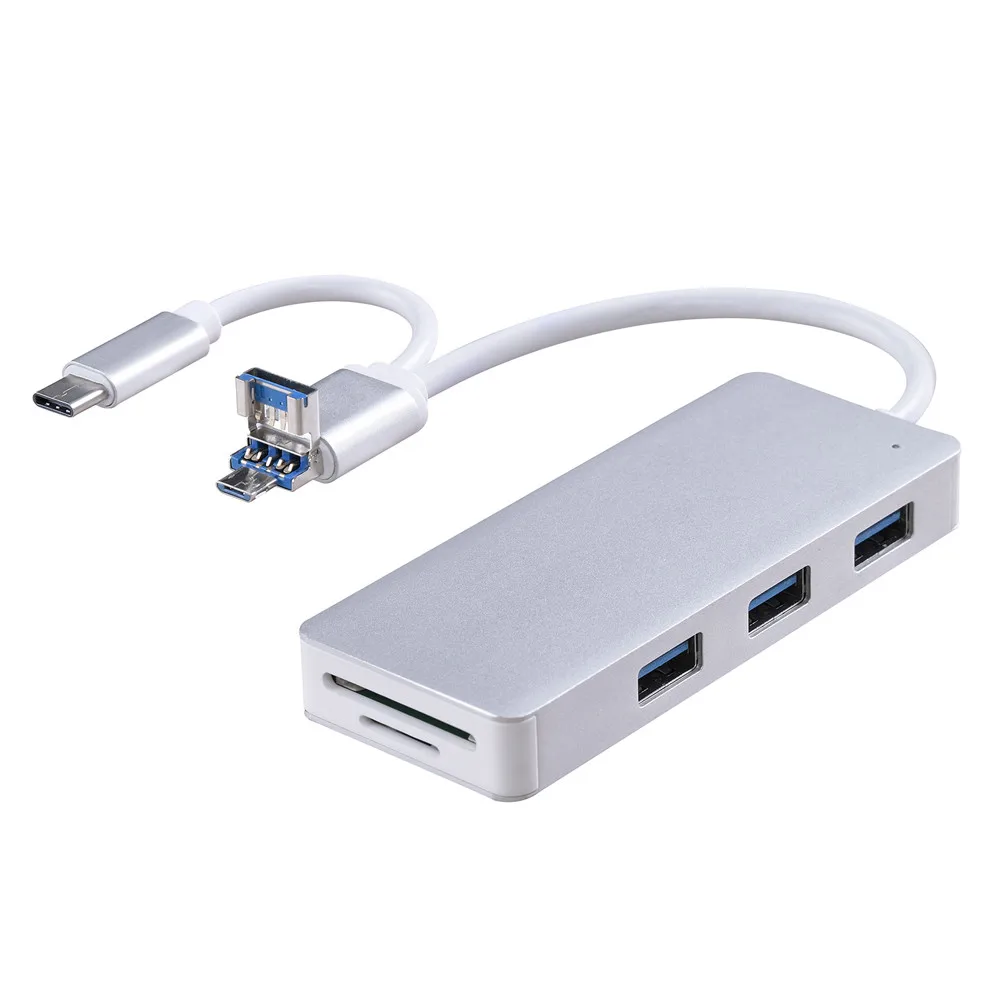USB 3 1 Тип C/ Micro USB/ 0 до х концентратор и SD/устройство для считывания с tf карт комбо