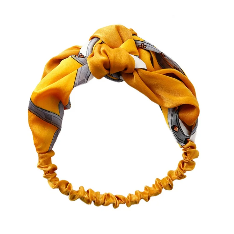 

Fashion Women Elegant Soft Headband Vintage Cross Knot Elastic Hair Bands Geometric Girls Hairband Hair Accessories