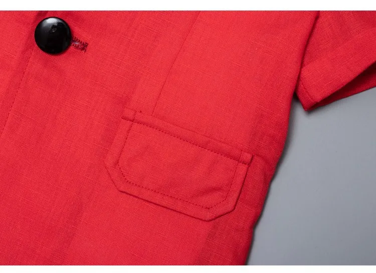 Костюмы для маленьких мальчиков костюм 2020 г. Летние детские блейзеры и девочек