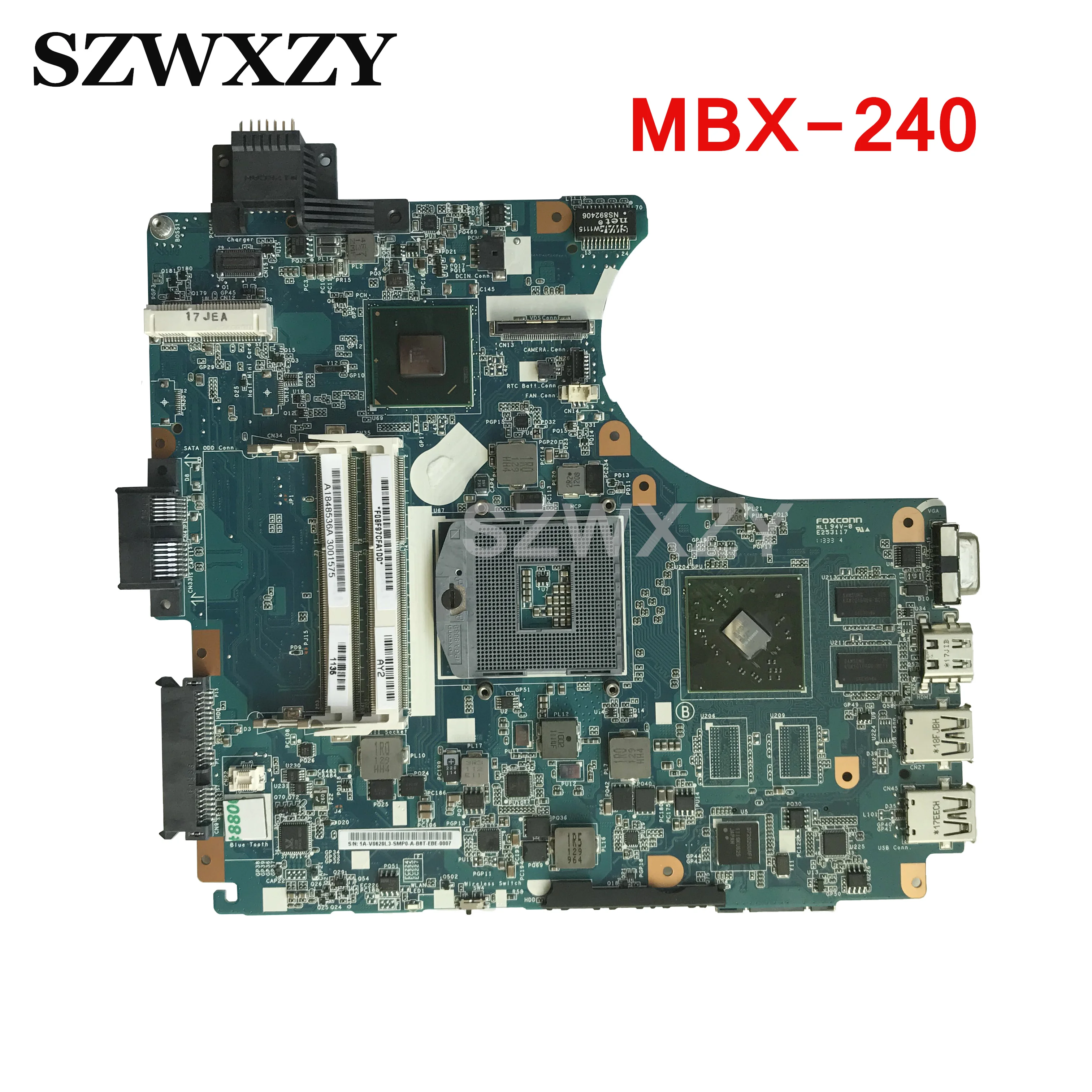 Для Sony Vaio VPCCB3P1E Материнская плата ноутбука MBX 240 V061 REV 1 A1848536A 1P 0113J01 8011|Материнские