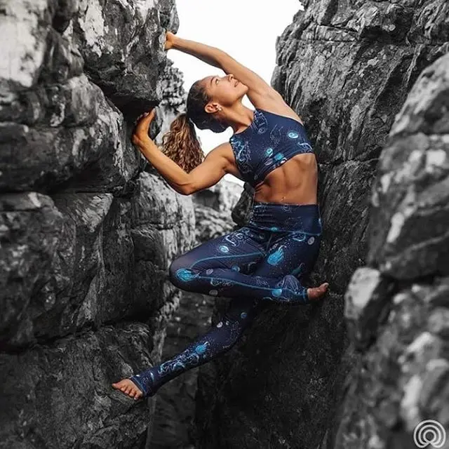 

Yoga Pants Women's Fitness Sports Leggings Striped Print Elastic Gym Fitness Tights S-XL Running Trousers Plus Size