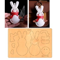santa claus pendant knife mold christmas series wood mold is suitable for the die cutting machine on the market yy669