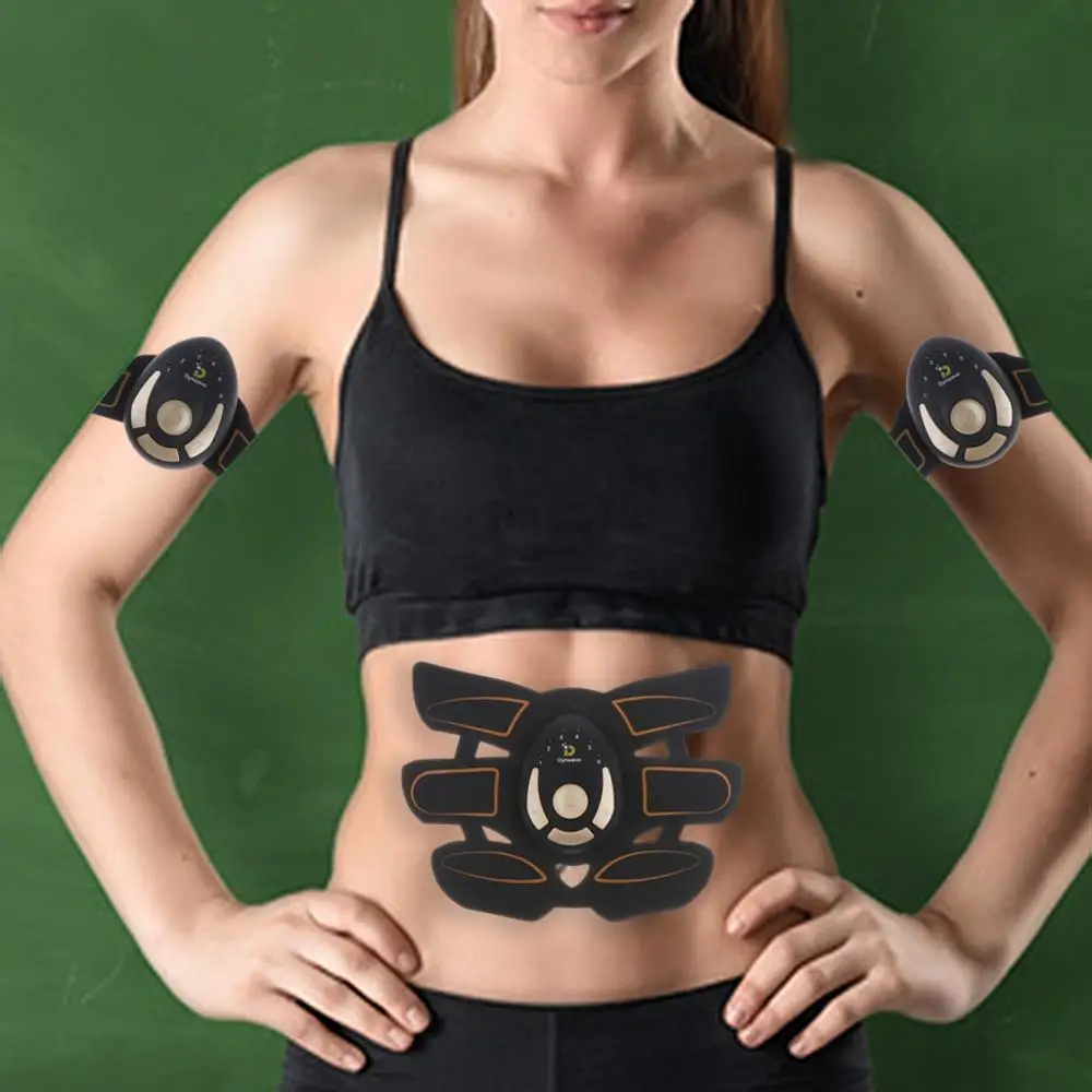 Muscle Stimulator EMS Massager Abdominal Trainer Electrostimulation Hip Abdomen Arm Exercise Machine Gym Equiment | Спорт и