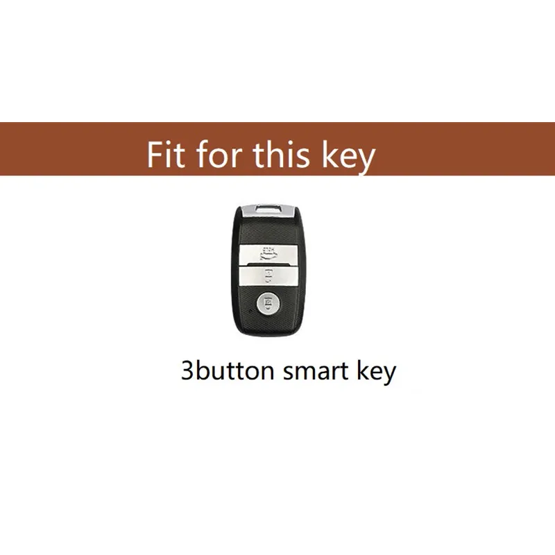 Чехол из натуральной кожи для автомобильных ключей чехол Kia Rio QL Sportage Ceed Cerato Forte R GT