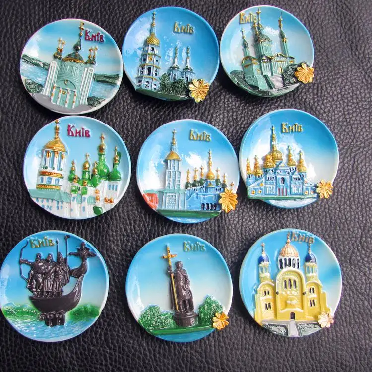 

Travel Ukraine Ancient Architecture Commemorative Kiev Landscape Refrigerator Magnetic Sticker