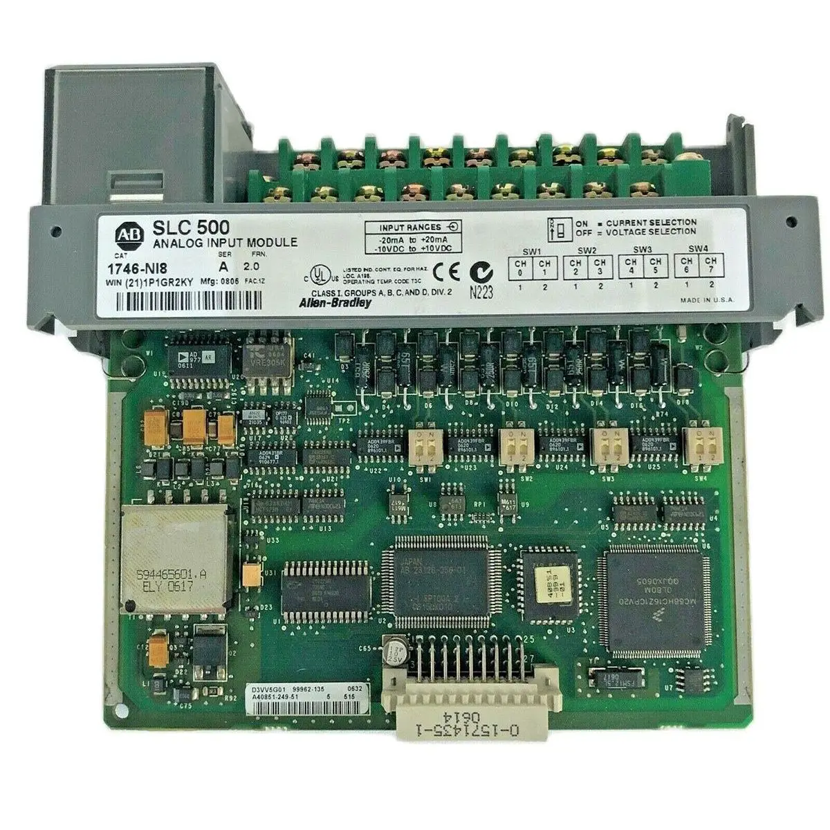 

Allen Bradley AB 1746-NI8 Analog Input Module 1746NI8 Used