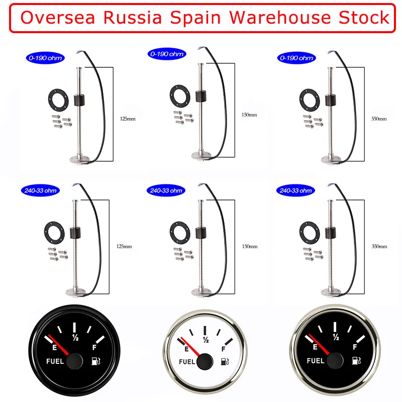 0 190 Ом 240 33ohm датчик уровня топлива для морской катер автомобиль грузовик