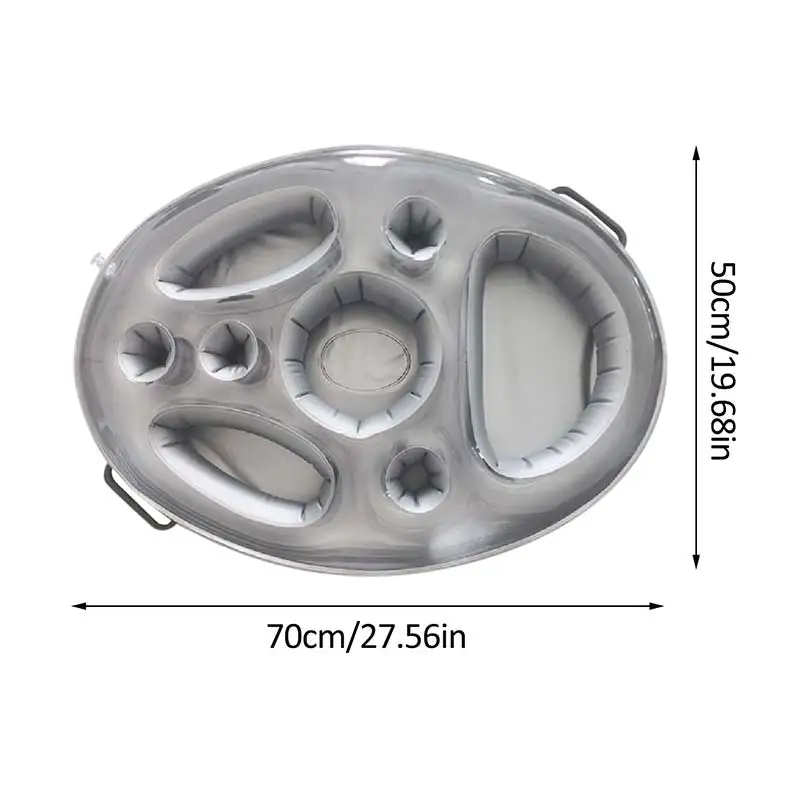 

Summer Bucket Cup Holder Inflatable Pool Float Beer Drinking Cooler Table Bar Tray Beach Swimming Ring Accessories