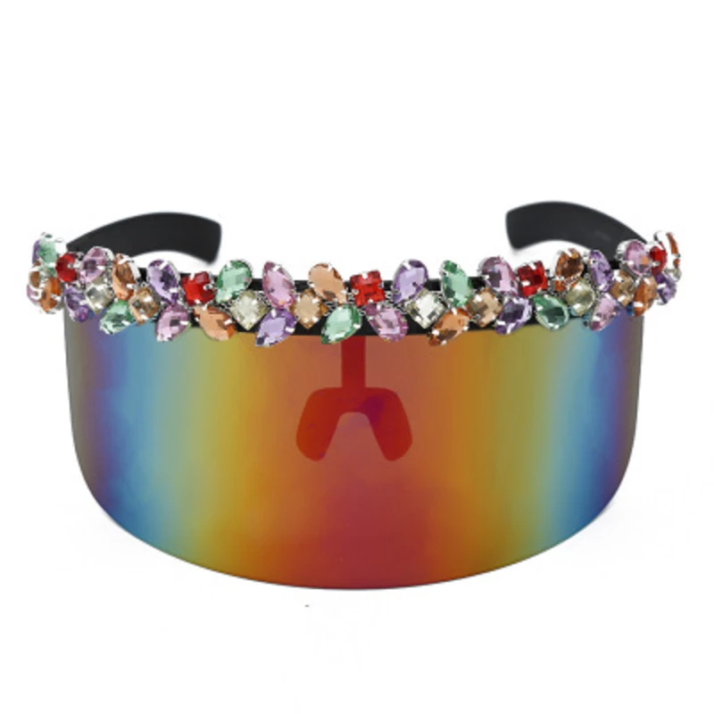 Новые роскошные конфеты цвет стразы женские солнцезащитные очки 2020 бренд