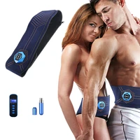 abdominal muscle stimulator trainer ems electric vibration slimming belt fat burning weight loss gym exercise fitness equipment