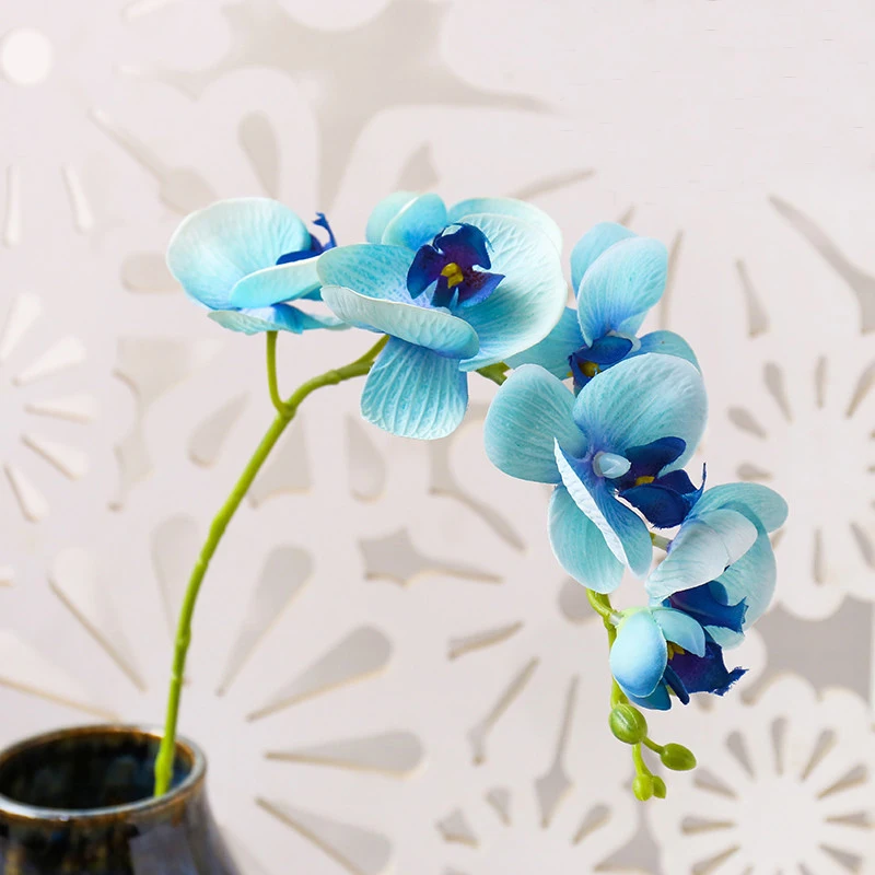 60-100 см реальные сенсорные длинные искусственная Орхидея Бабочка цветы украшения