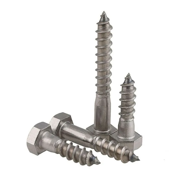 

M6 M8 M10 M12 304 A2 Stainless Steel External Hex Hexagon Head Screws Self Tapping Wood Screw Bolt Length 30-150mm