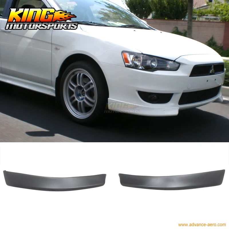 

Fit For 2008-2014 Mitsubishi Lancer OE Style PP Front Bumper Lip Spoiler Body Kit