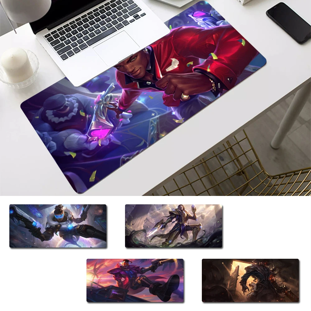 

Designer League of Legends Lucian Mouse Pad Laptop PC Computer Mause Pad Desk Mat For Big Gaming Mouse Mat For Overwatch/CS GO