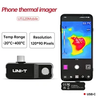 uni t thermal camera uti120 mobile phone infrared thermal imager for phone for android type c detect water pipe floor heating
