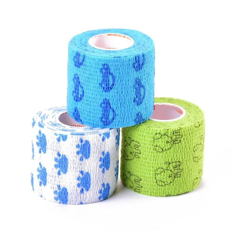 1 шт. лента с рисунками Водонепроницаемый самоклеющиеся эластичные повязки мышцы