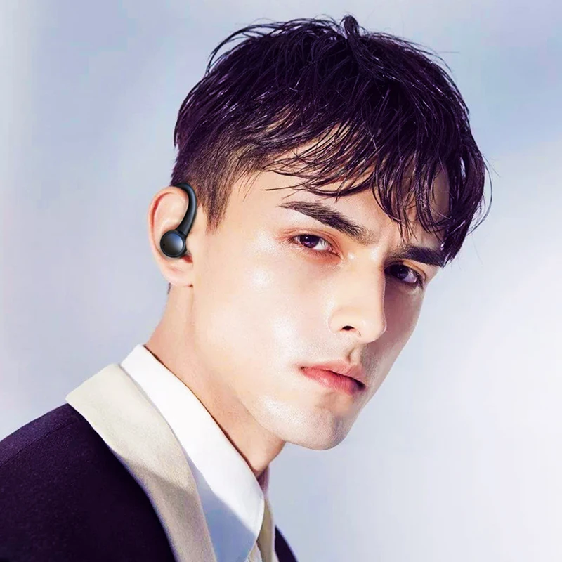 Спортивные наушники McGeSin с ушным крючком беспроводные Bluetooth 5 0 гарнитура для бега