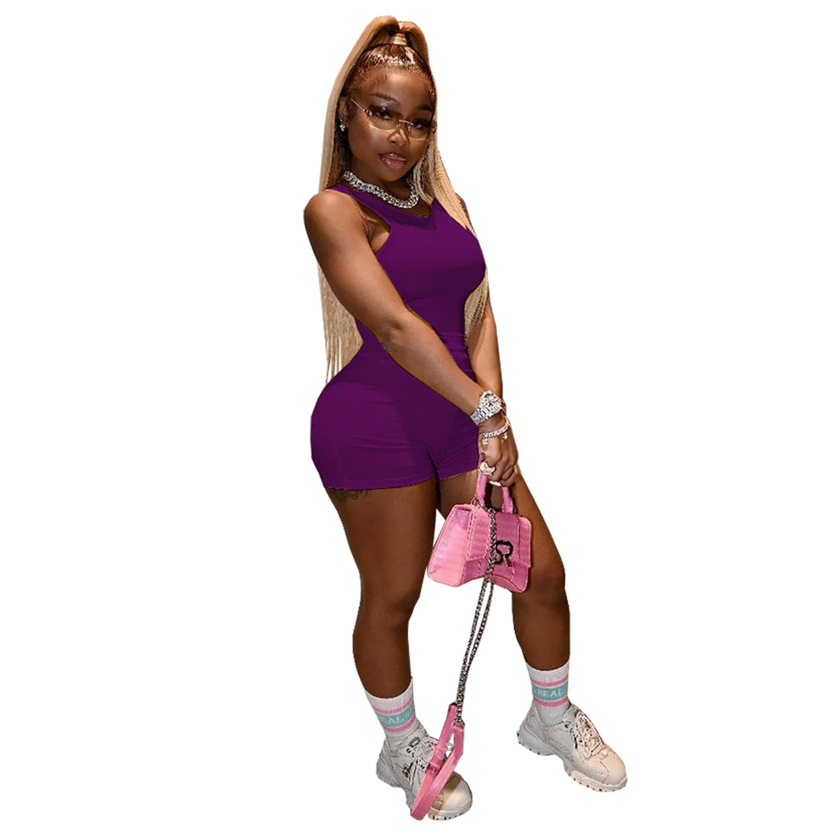 

Европейский модный топ без рукавов и шорты, женский летний комплект из 2 предметов, спортивный костюм, подходящий комплект