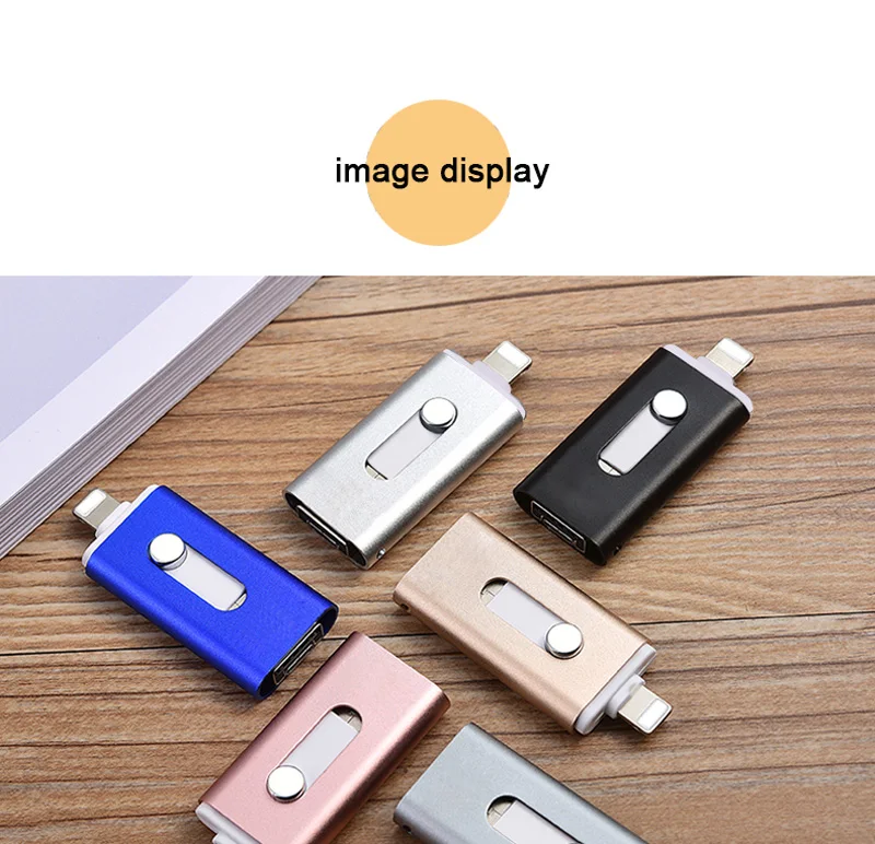 OTG 3 в 1 USB флэш-накопитель type-C и Micro USB 128 Гб 64 Гб 32 Гб 16 Гб флешки Двусторонняя Флешка для iPhone/iPad/IOS/Android/PC USB C ФЛЕШКА