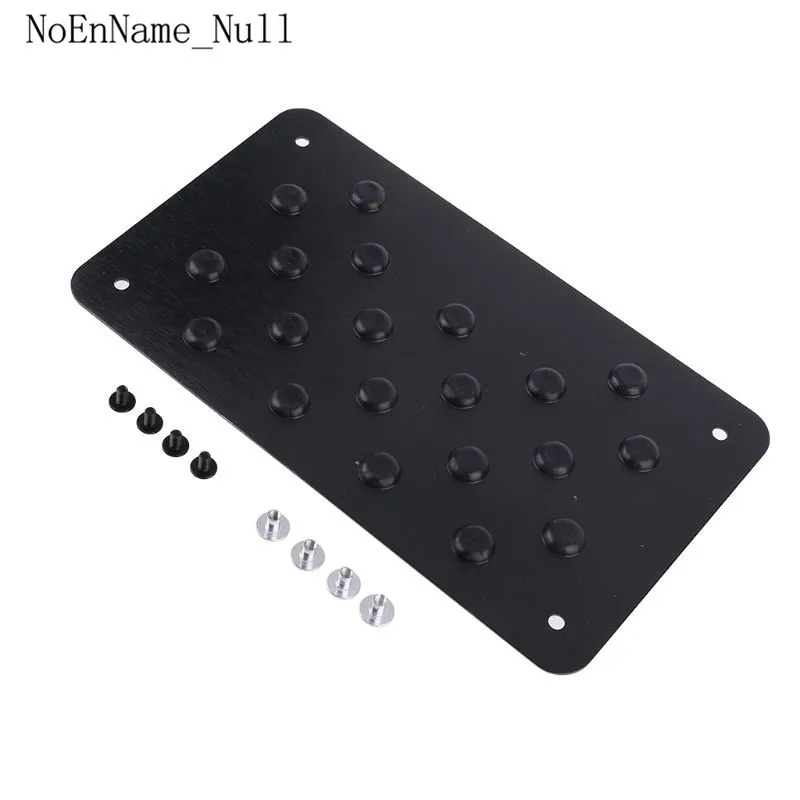 Алюминиевый автомобильный коврик для ног нескользящая подставка пятки |