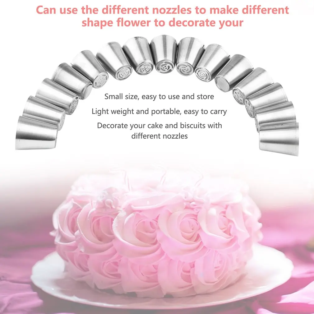 15 шт./компл. кондитерские насадки для крема торта | Дом и сад