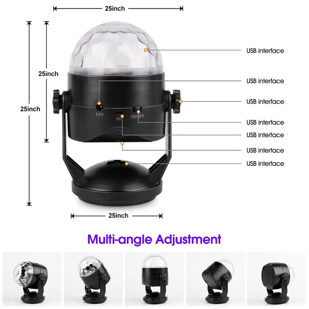 

magic crystal ball stage light