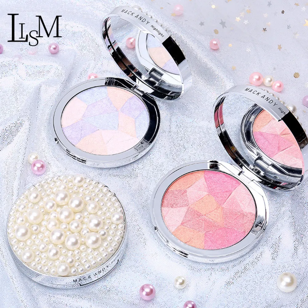 LISM жемчуг Единорог Осветляющий порошок Выделите фиксированную основа для